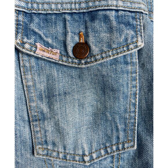 Vintage 1970's SEARS & Roebuck Denim Trucker Jacket Western Wear Men's Size 42R - Picture 7 of 11